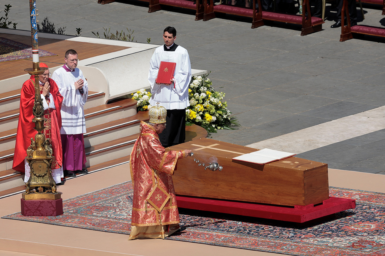 At funeral Mass, Cardinal Re recalls Pope Francis' legacy - St. Louis