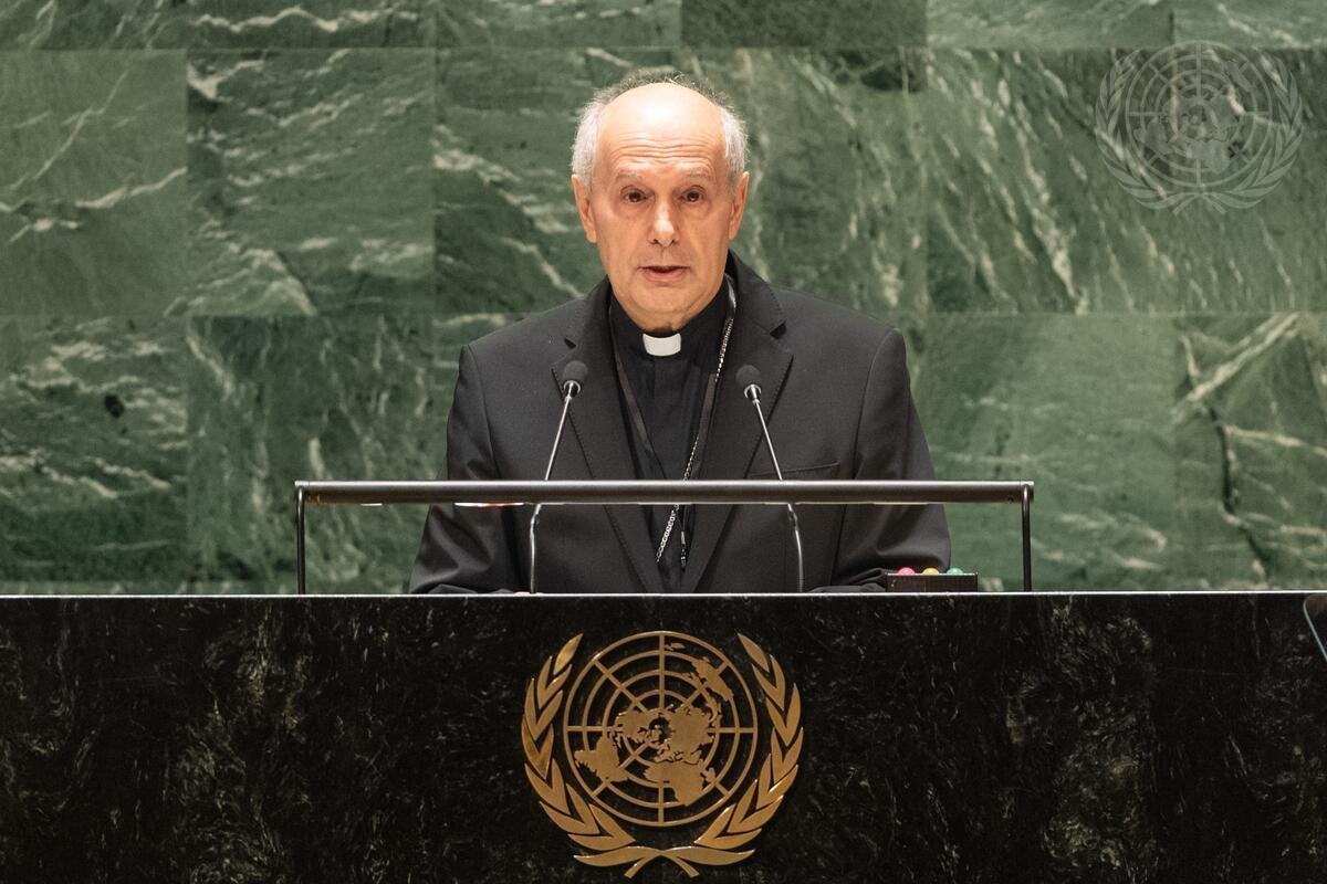 Archbishop Caccia to UN: Dialogue, disarmament ‘best way’ to honor Pope Francis