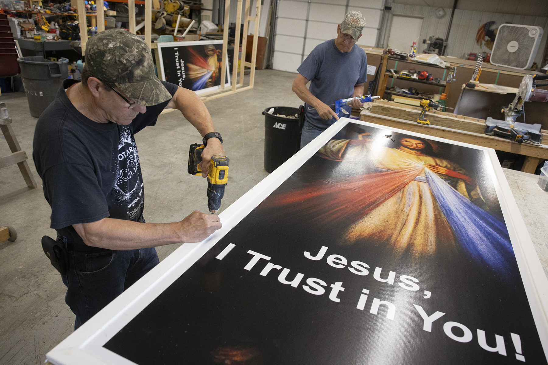 St. Francis Borgia parishioners continue to spread Jesus’ message of mercy through yard sign ministry