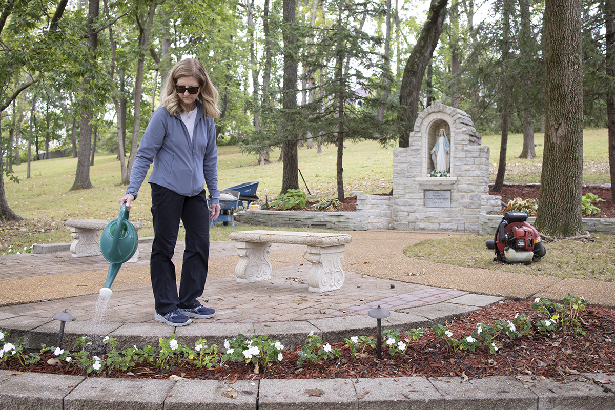 Marian grotto from former Jesuit seminary comes to life again in Hazelwood subdivision