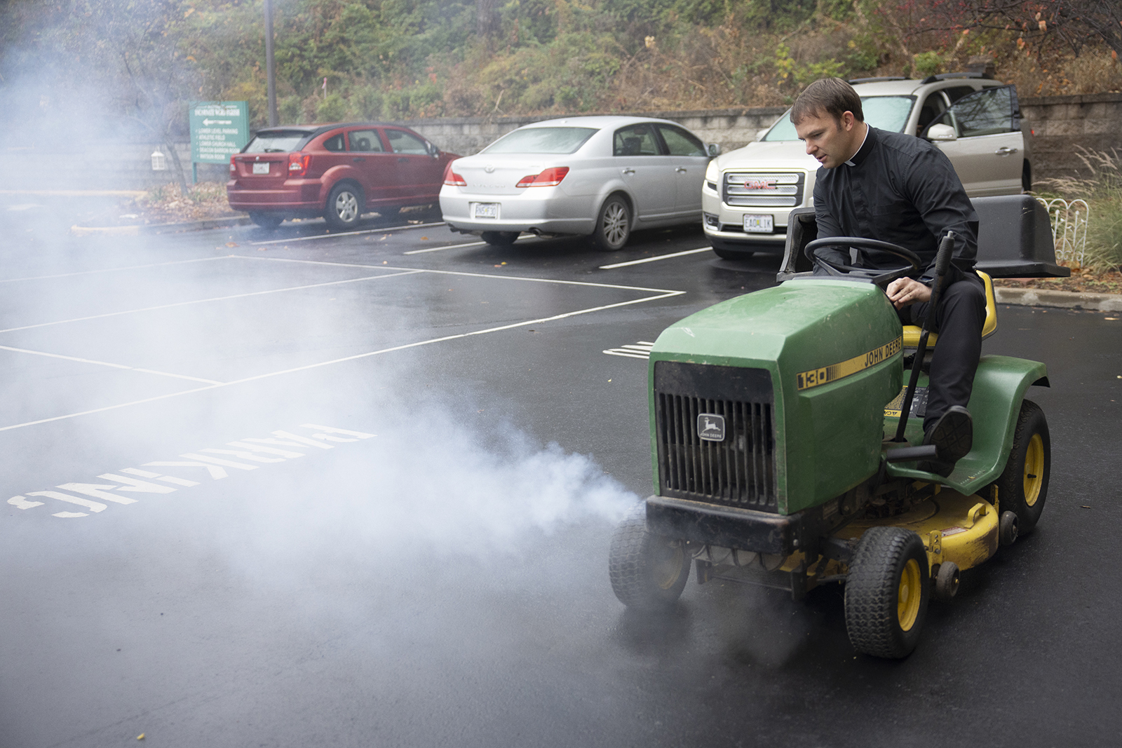 Father Kevin Schroeder’s Lazarus Small Engine Repair ministry brings new life to dead equipment
