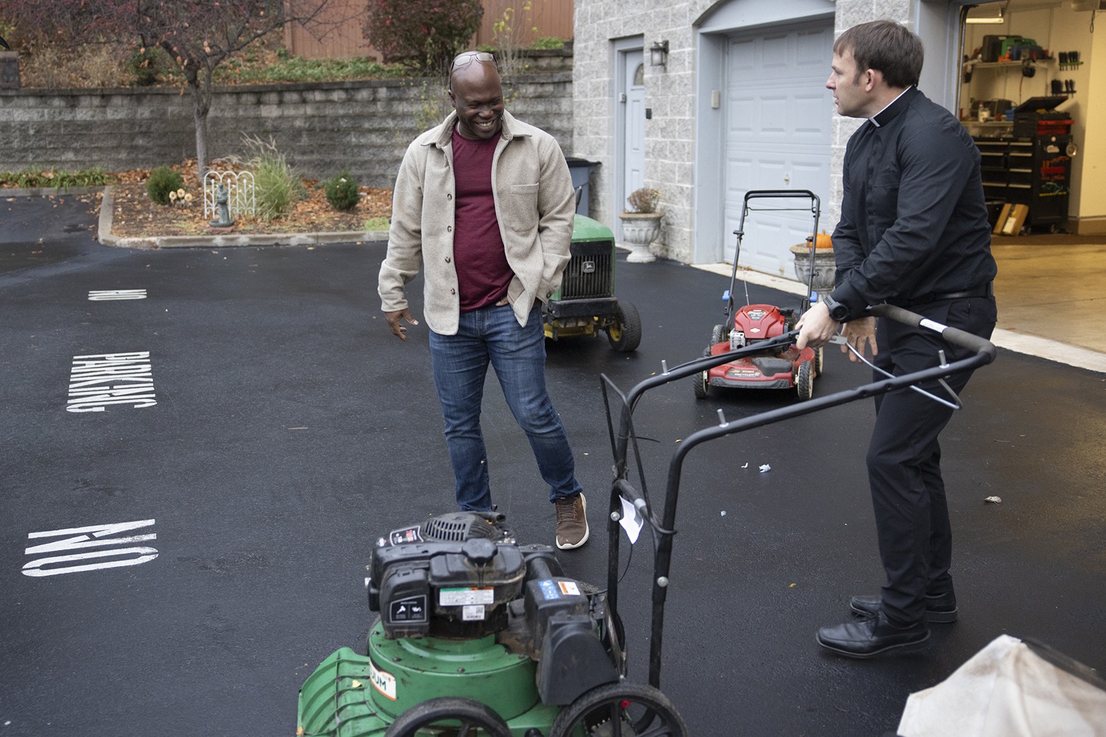 Lazarus Small Engine Repair is operated by Father Kevin Schroeder at Incarnate Word Parish in Chesterfield.