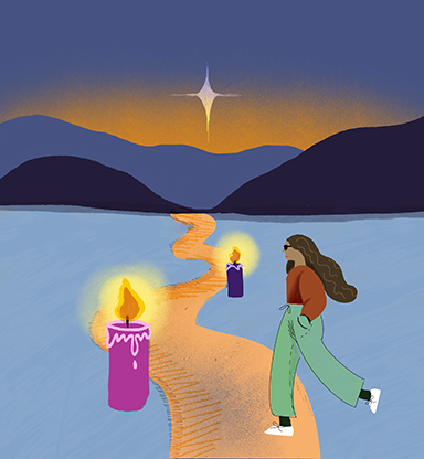 Journey through Advent - week 3. Advent hope