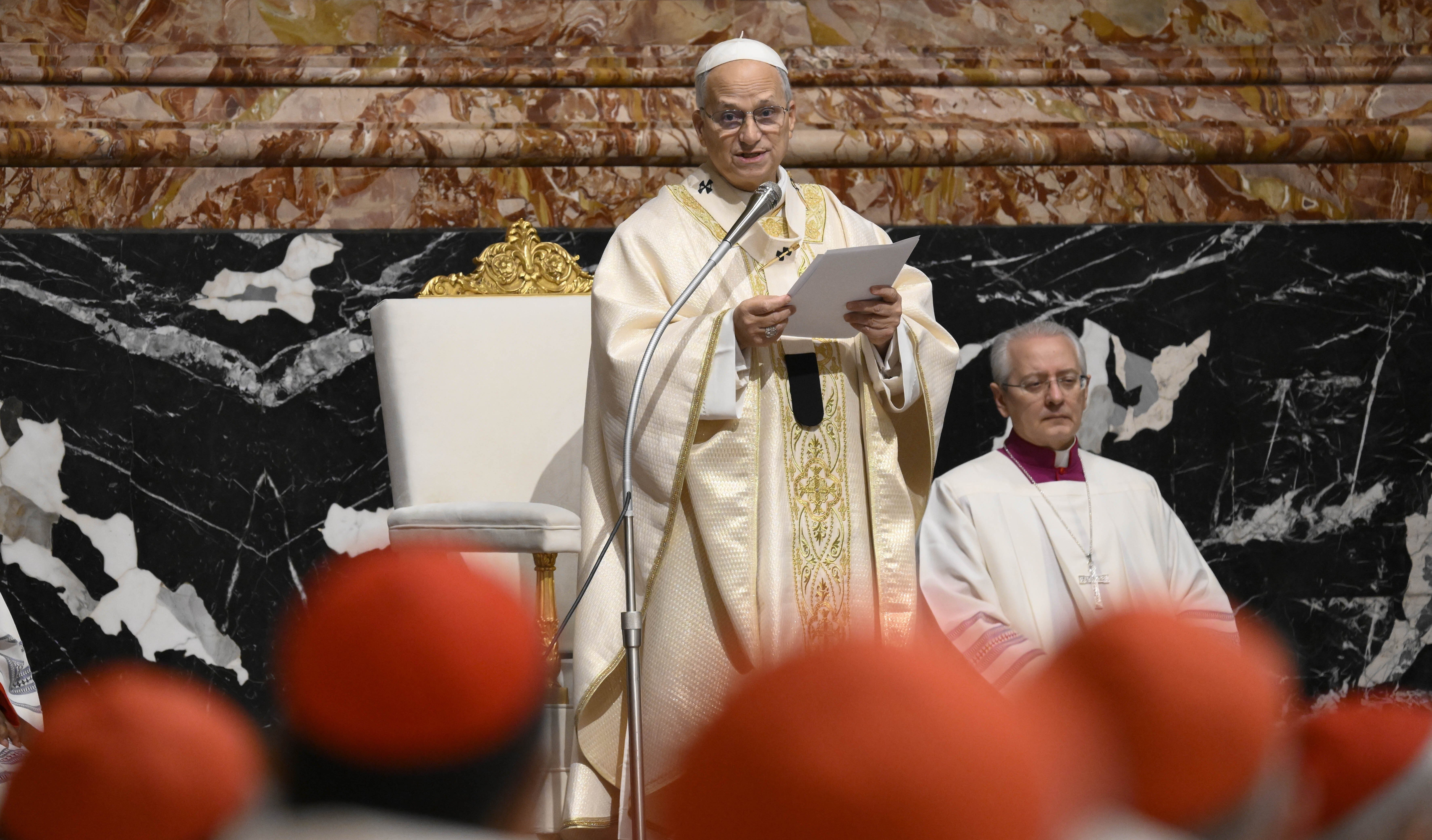 Consistory a symbolic transition from the Francis era to Leo