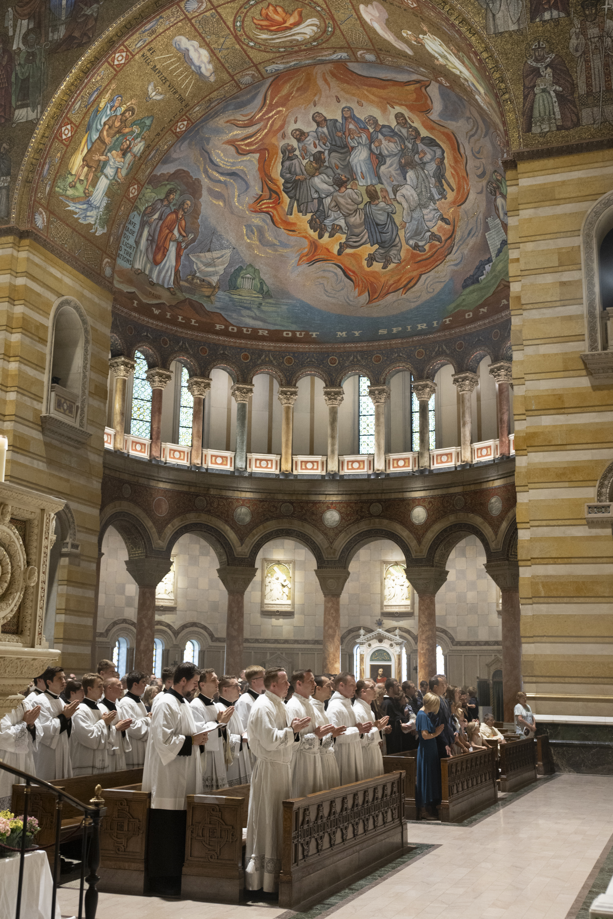 Seminarians at the Cathedral Basilica of Saint Louis, where they were ordained to the transitional diaconate Saturday, May 9, 2026.