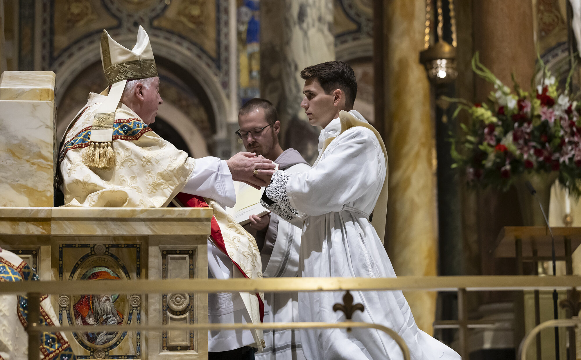 Holy orders configures men to Christ for the service of the faithful