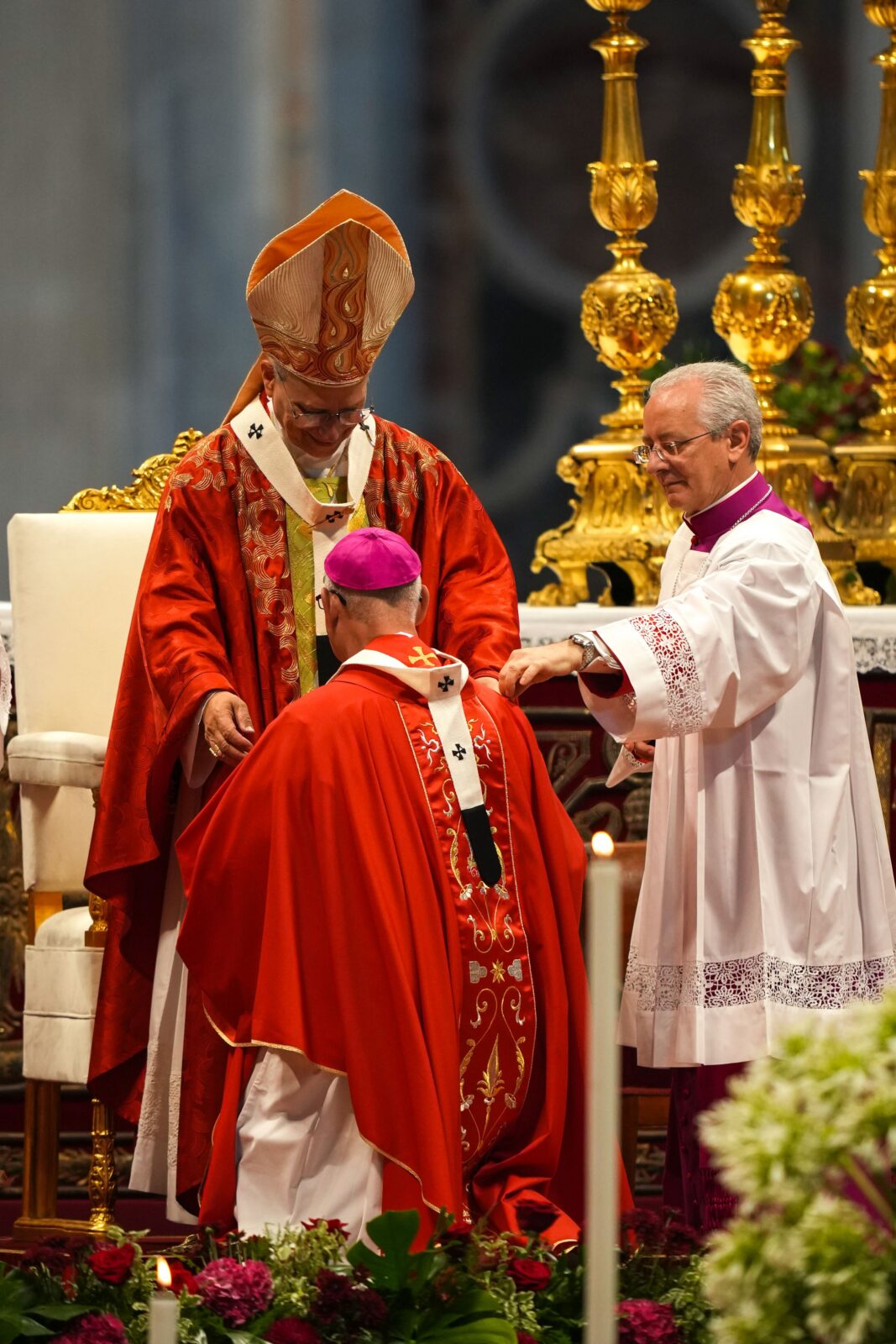 Archbishop Mark S. Rivituso of Mobile, Alabama, received the pallium from Pope Leo XIV.