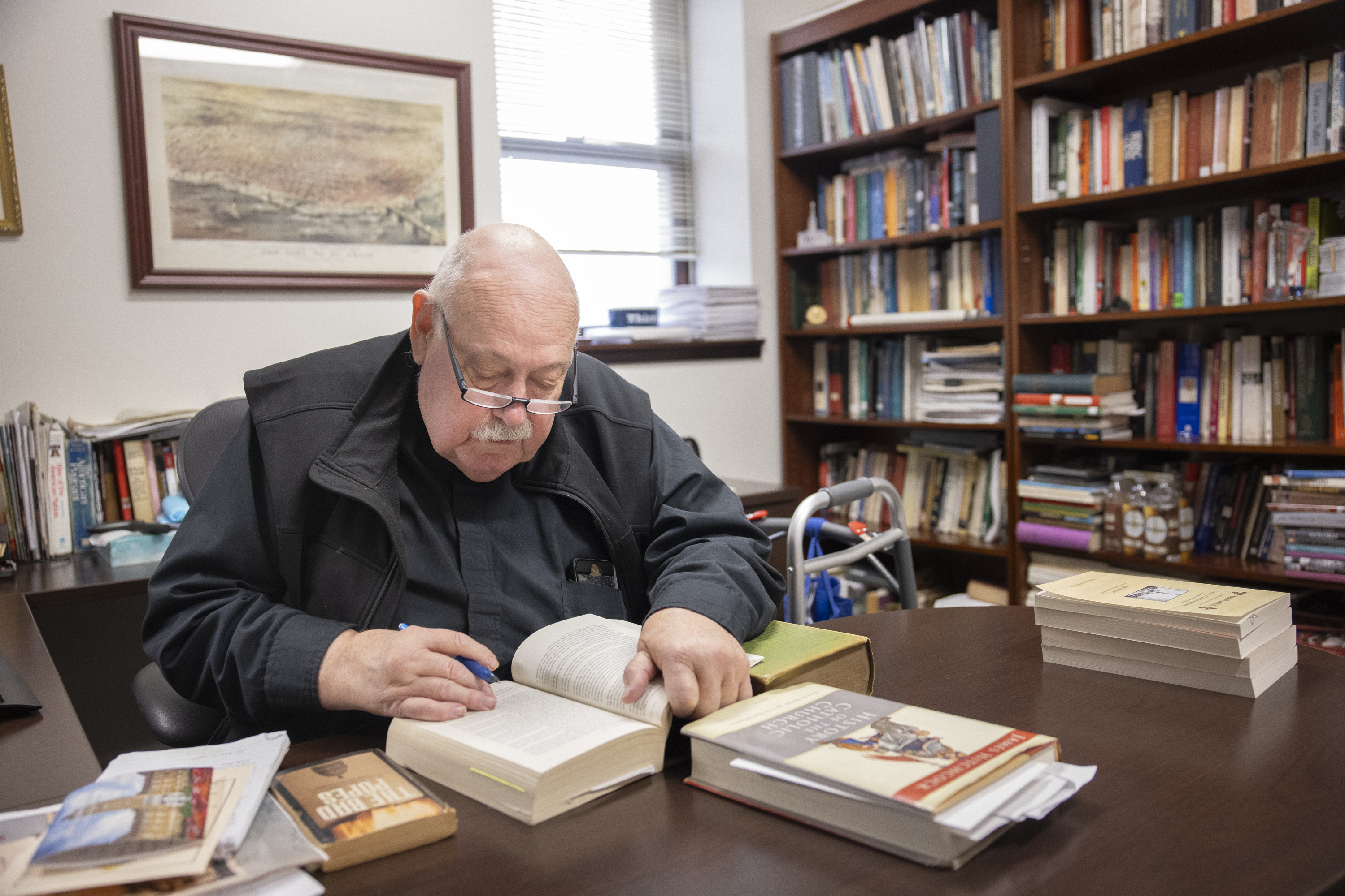 Msgr. Michael Witt has a passion for the past