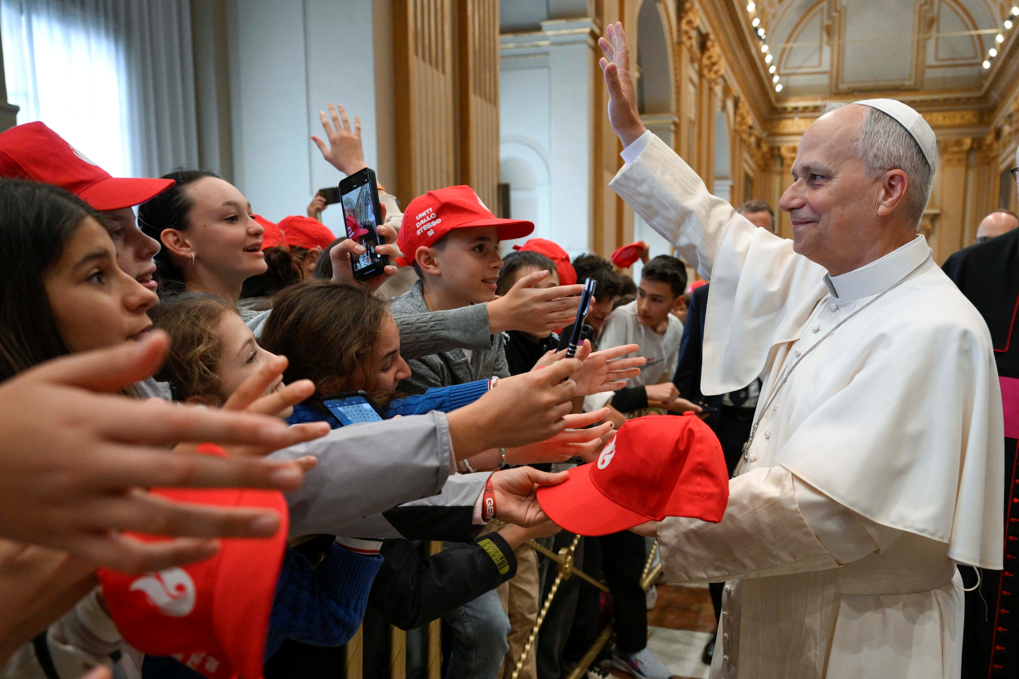 Pope Leo to youth: Jesus doesn’t want you to be couch potatoes