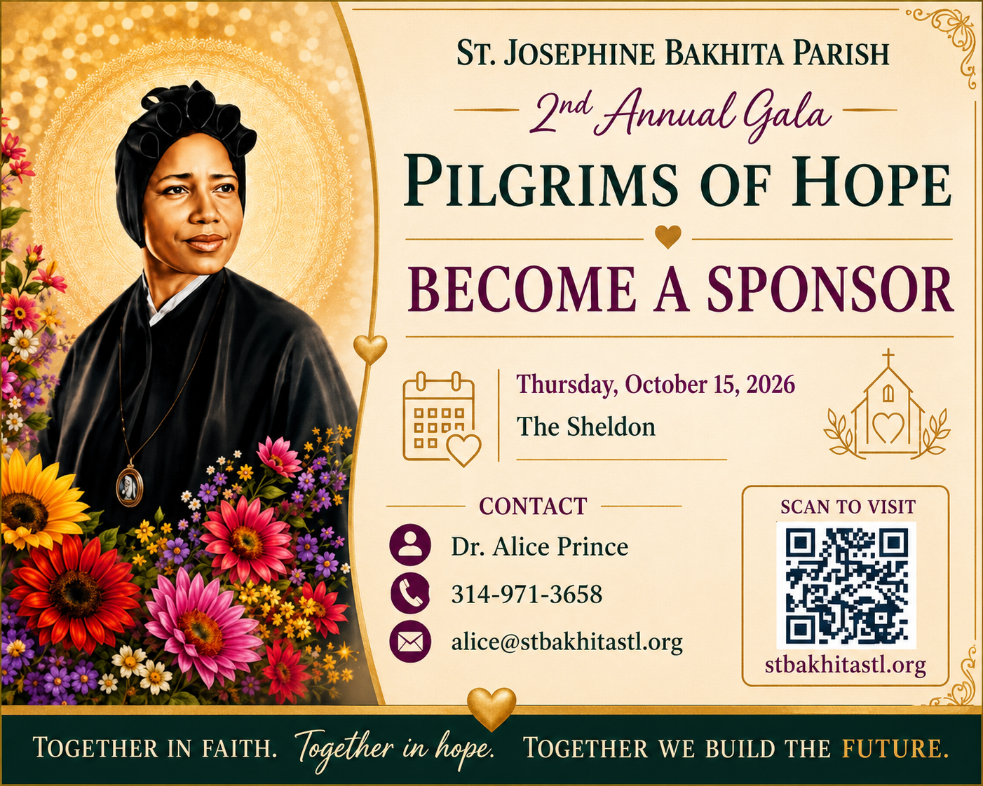 Invitation to St Josephine Bakhita Parish Gala