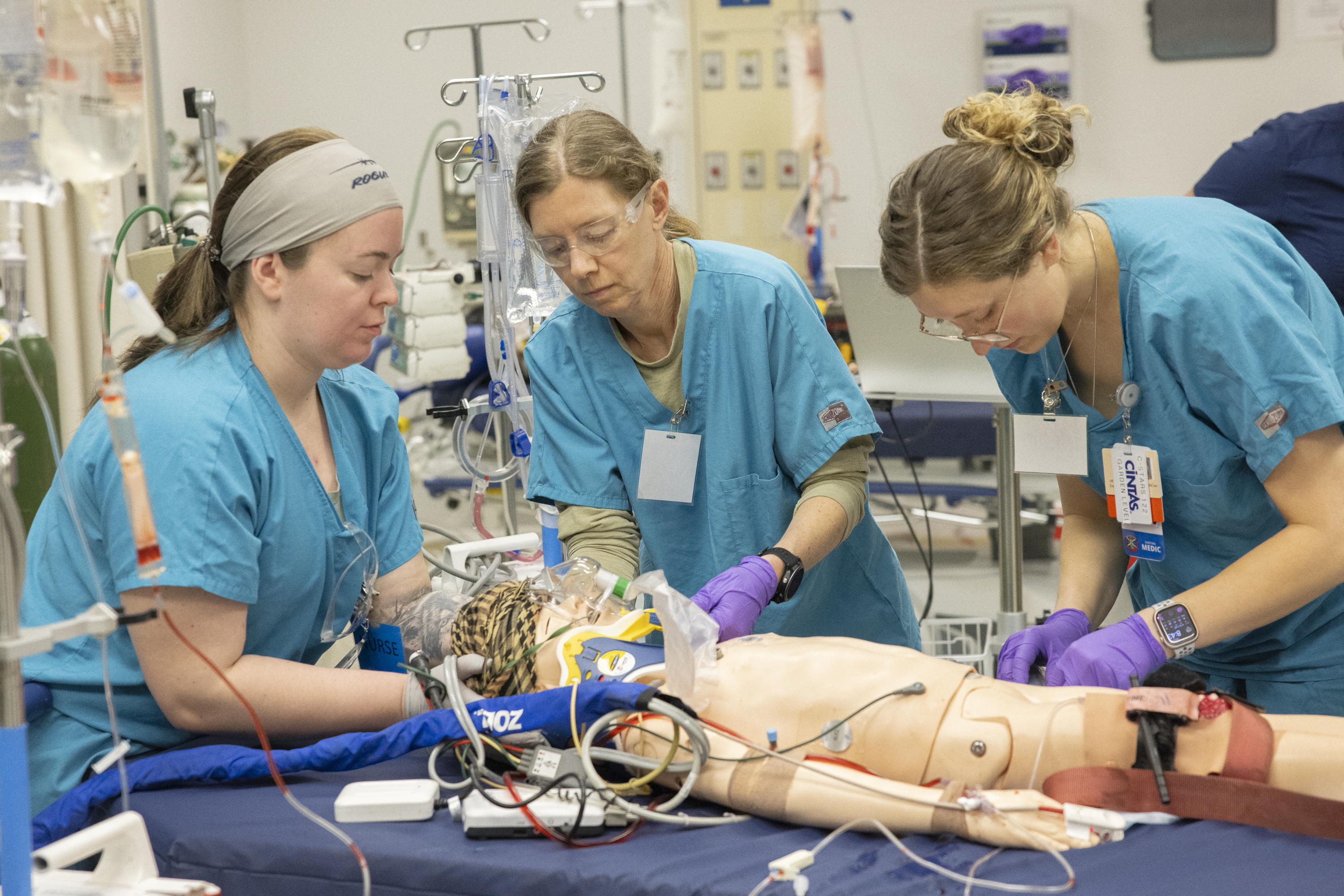 Military medical personnel gain pediatric trauma readiness at Cardinal Glennon through C-STARS program